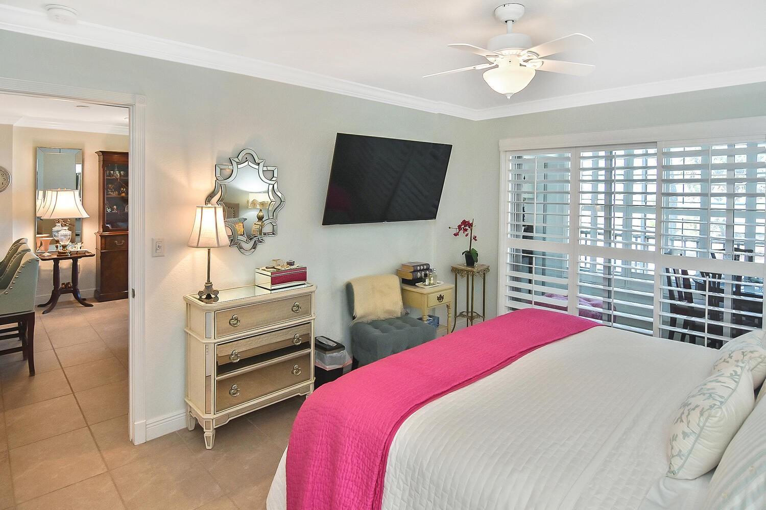 Bedroom with gulf view