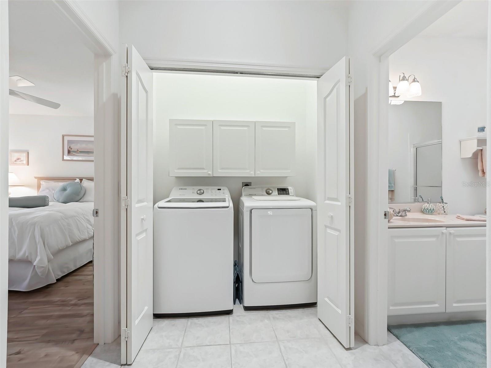 Laundry inside home