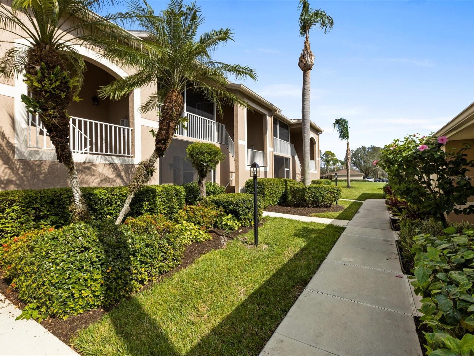 Nicely landscaped