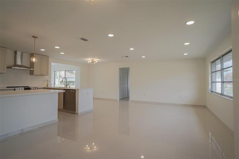 Living room/dining room kitchen