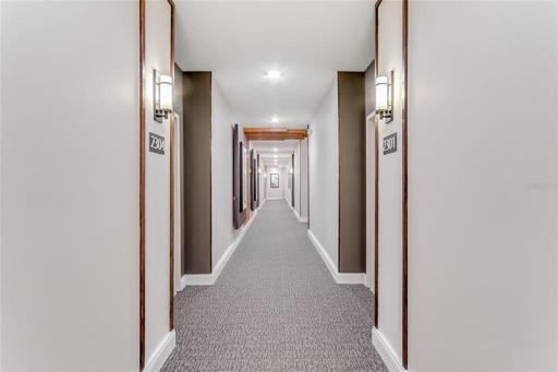 Beautiful, modern hallways