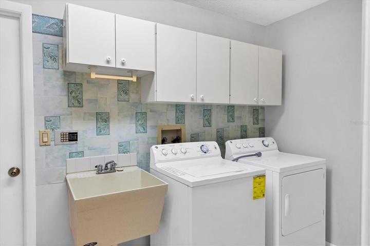 Separate laundry room