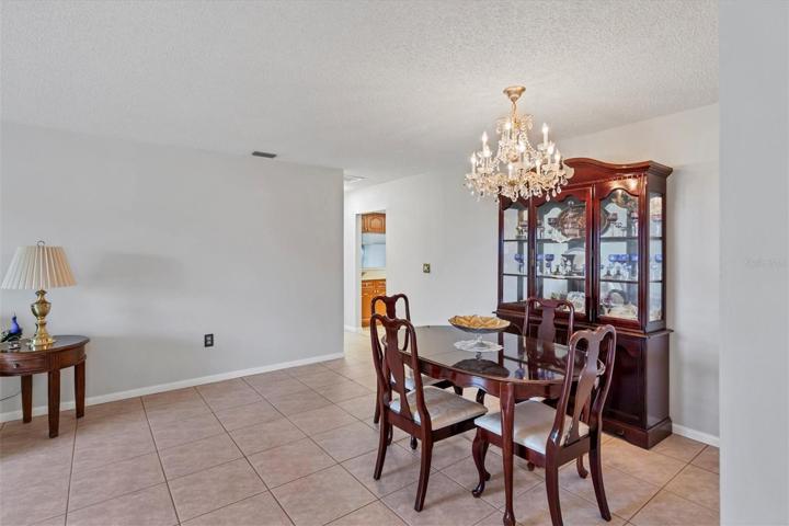 Dining room all tile floors