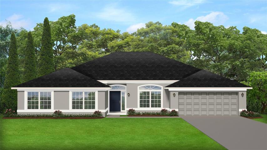 Rendering of home for illustration purposes only.  Colors and features will vary.