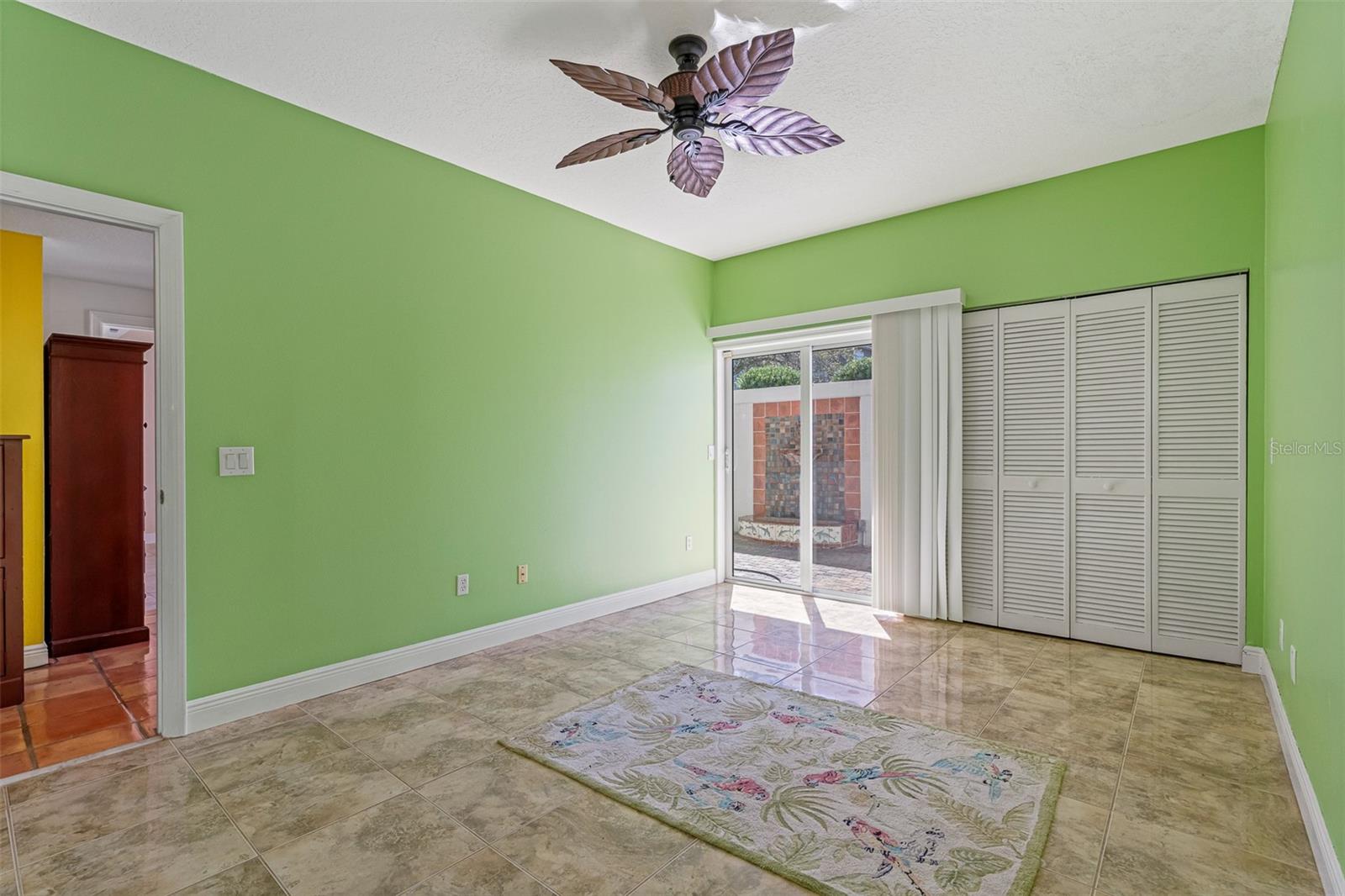 3rd Bedroom Leads to Courtyard