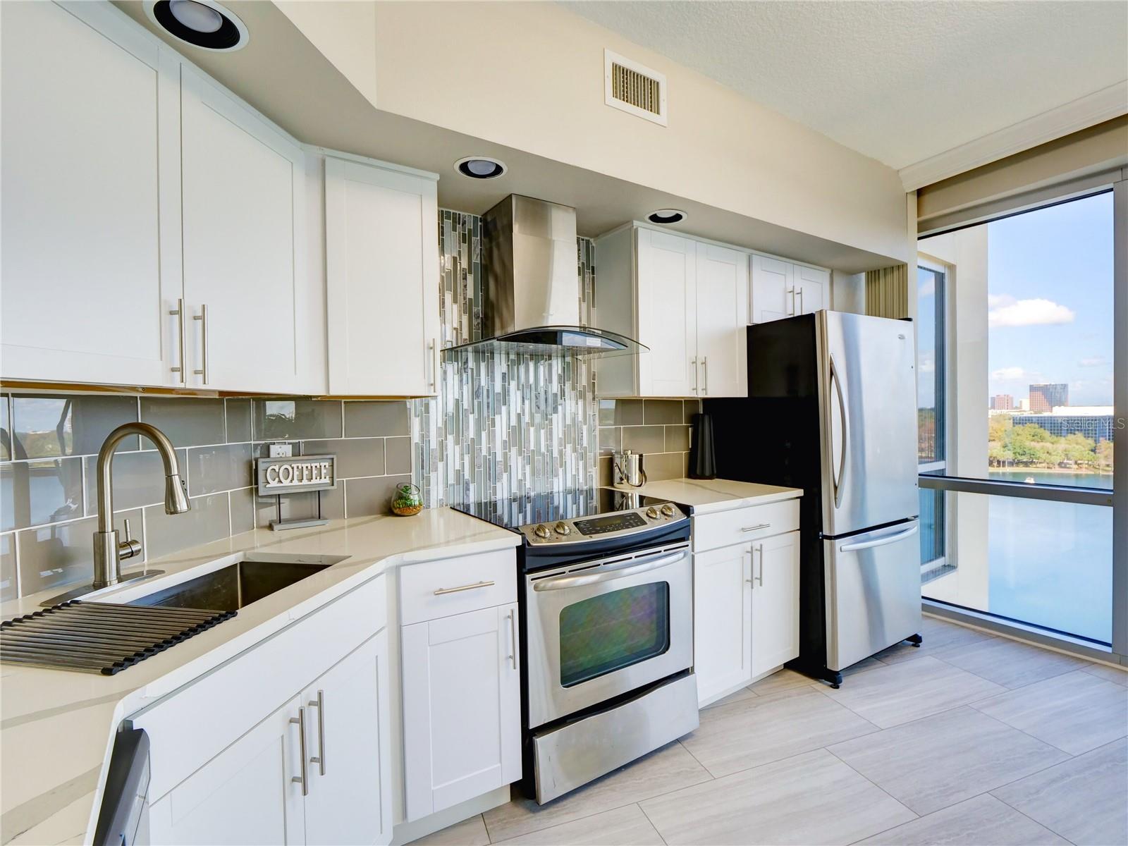 New solid stone counters