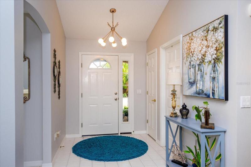 Entry Hall with UpgradedLighting