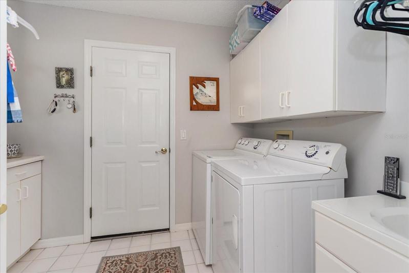 Large Inside Laundry Room, Under Air, w/ Addt. Storage