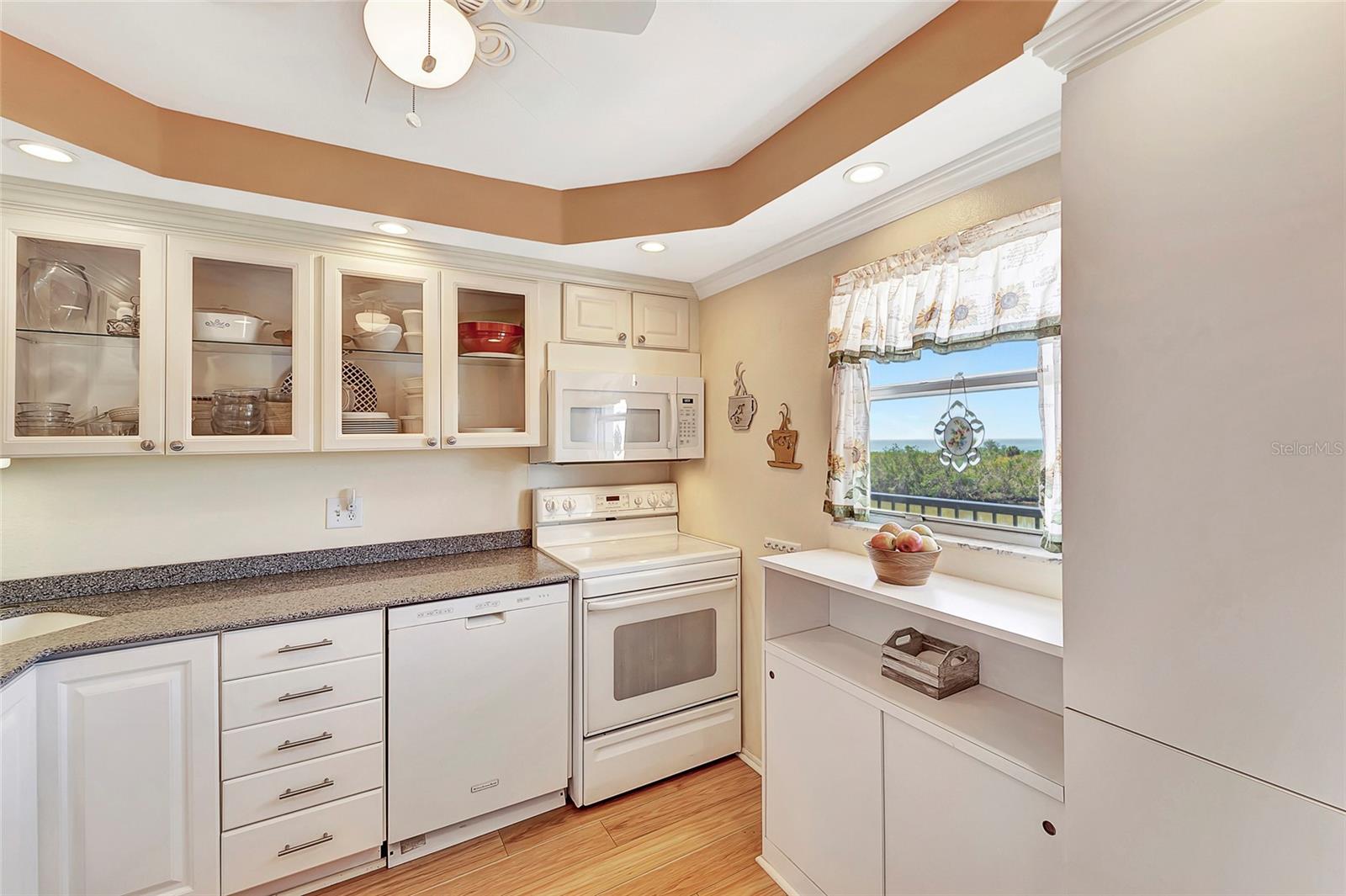 Kitchen with view of the gulf