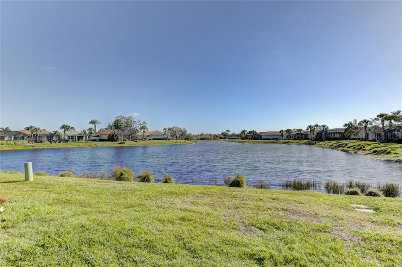long pond view from the lanai