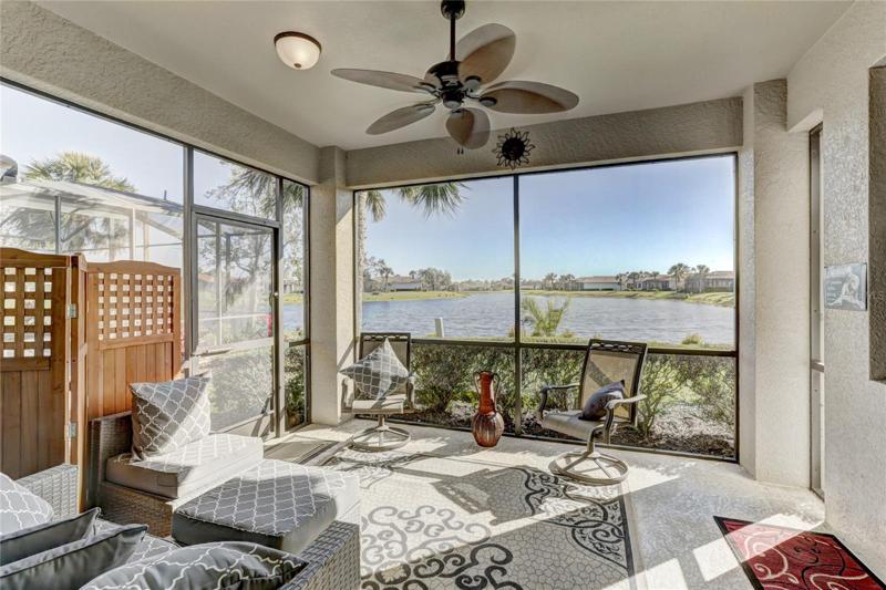 screened and covered lanai