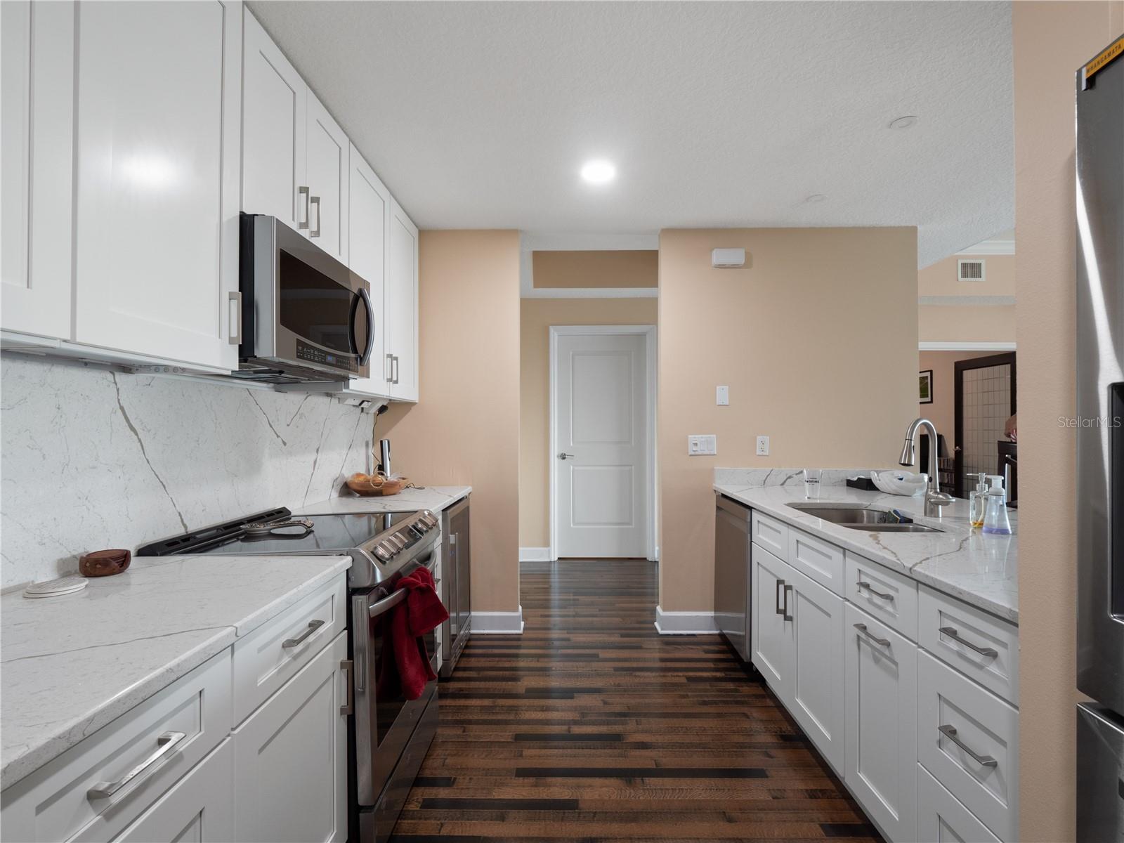 Completely renovated kitchen with high end appliances