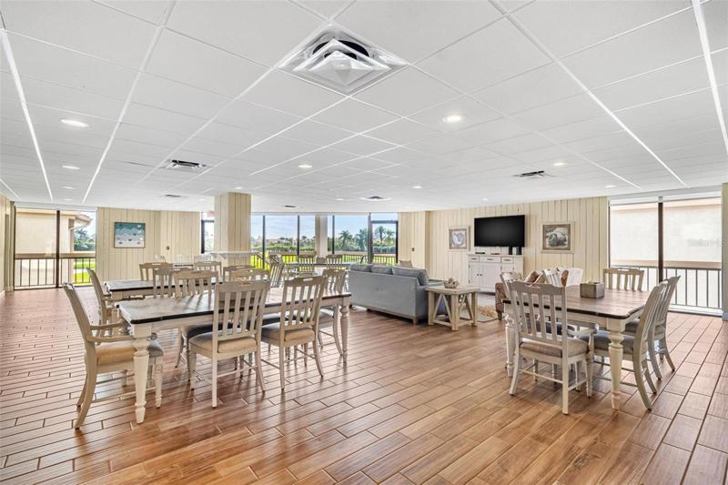 updated social room with fantastic views