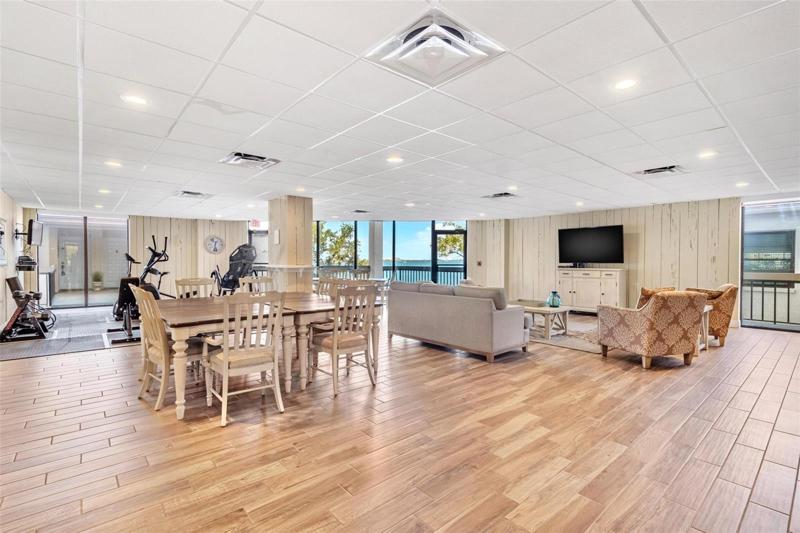 Great water views during your workout.