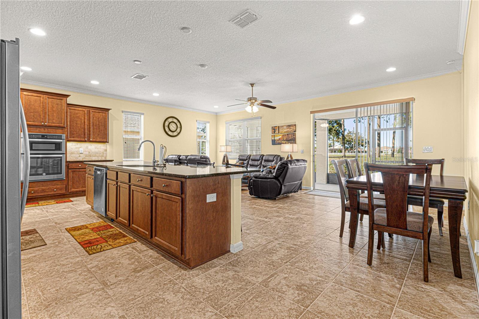 Living Room/Kitchen/Dining Area
