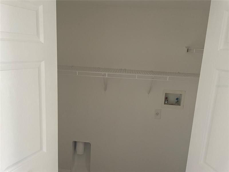 Washer and Dryer Hookup indoors