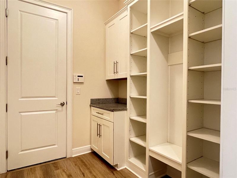 Mudroom from Garage