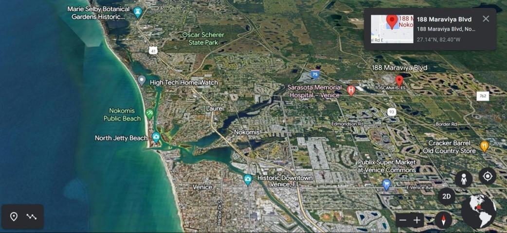 Located near many beautiful beaches, downtown Venice and the new Sarasota Hospital.
