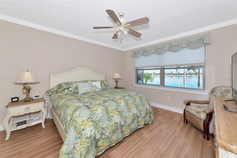 Master bedroom on the first floor