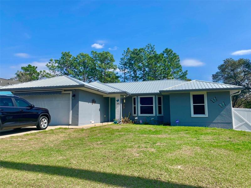 FRONT/ NEW METAL ROOF