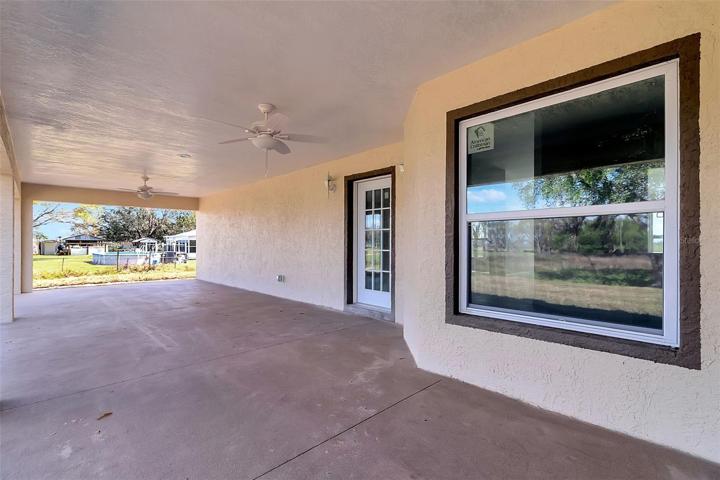 Rear porch