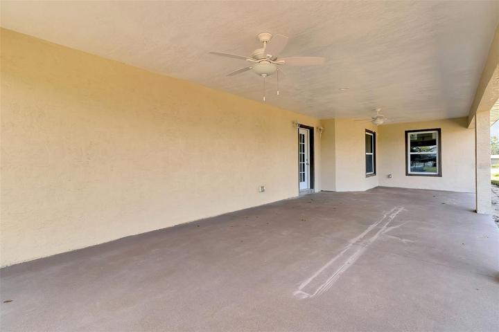 Rear porch