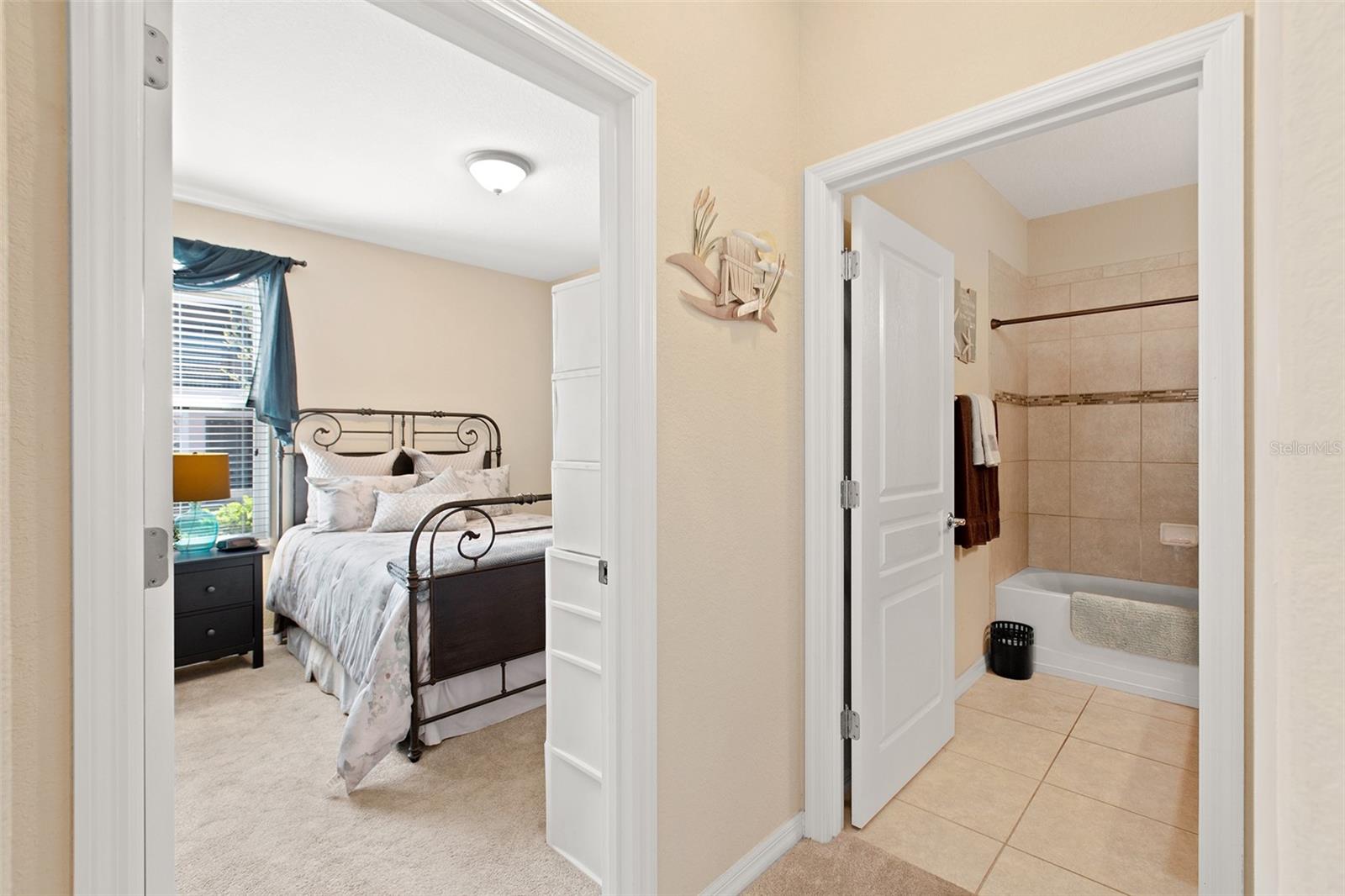 Second bedroom and bathroom