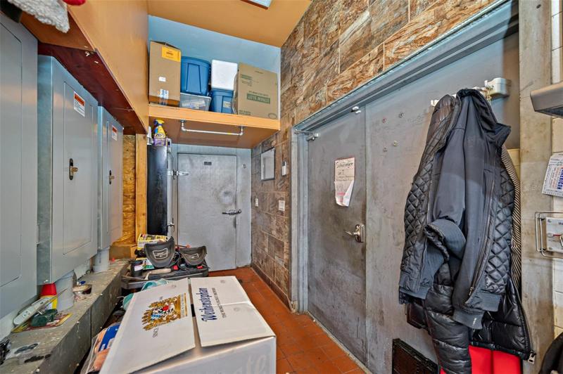 Access to Walk-In Freezer and Fridge