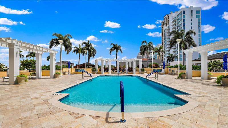 heated resort pool