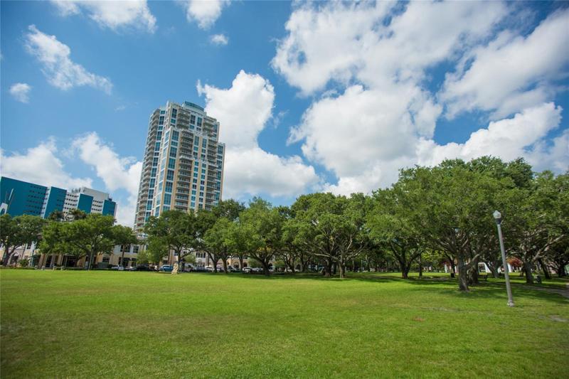 N. Staub park across the street