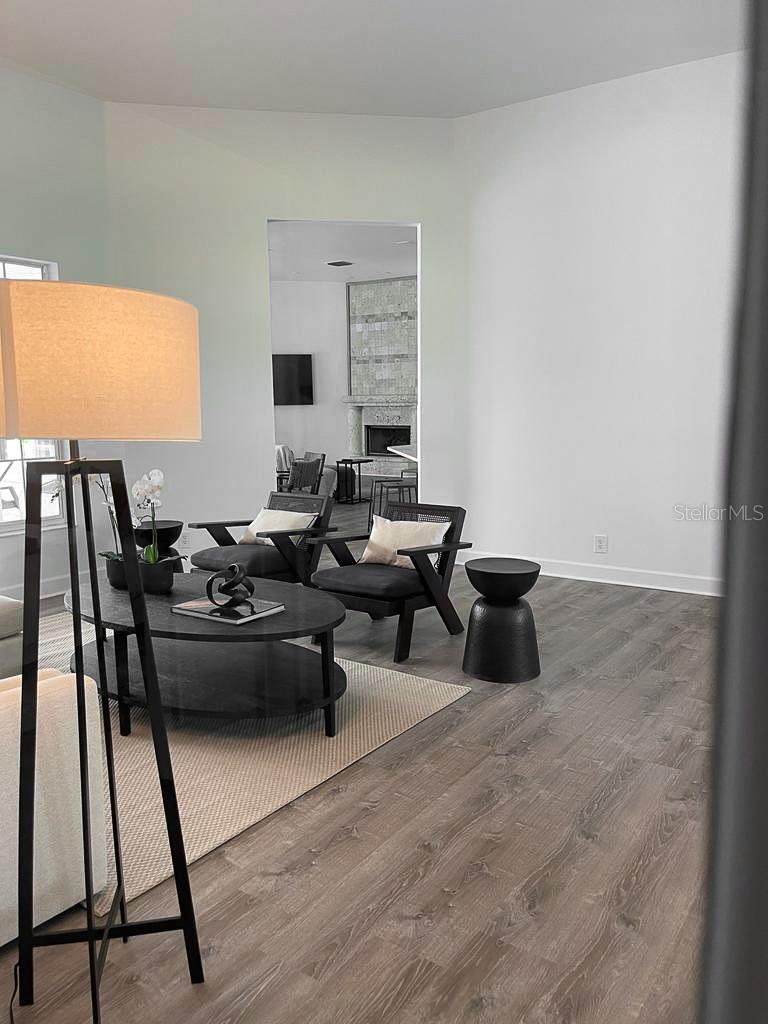 living room view