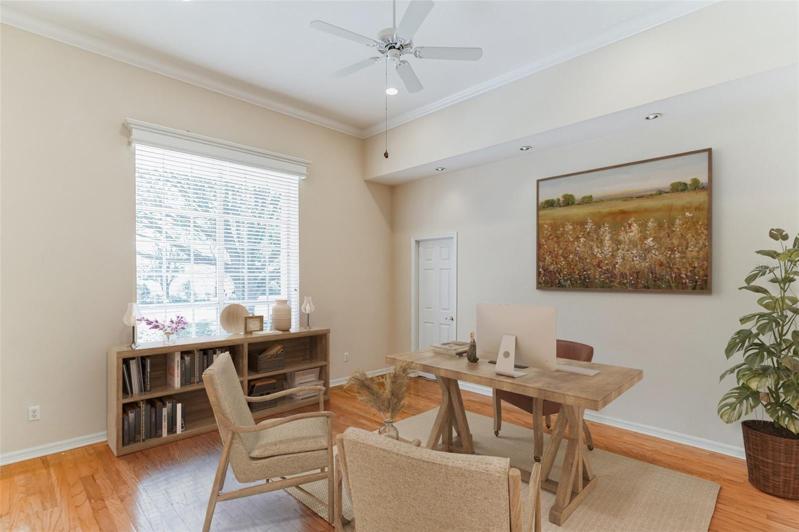 Office with virtual staging