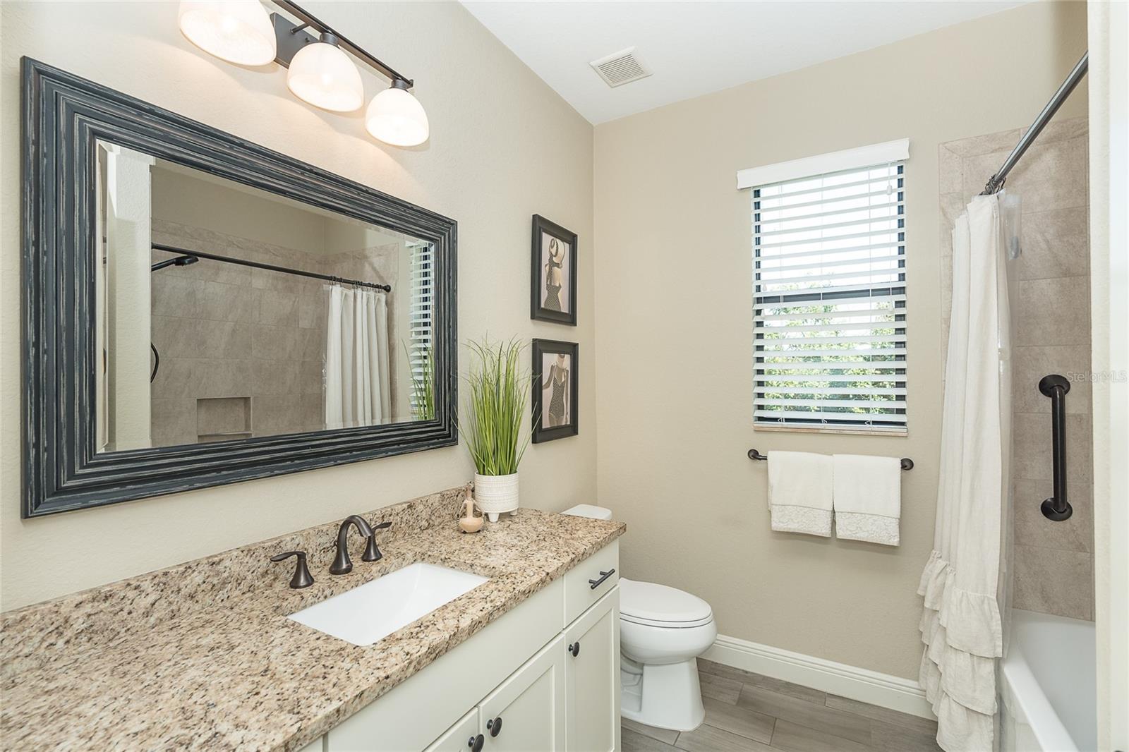 Guest Bathroom with large soaking tub
