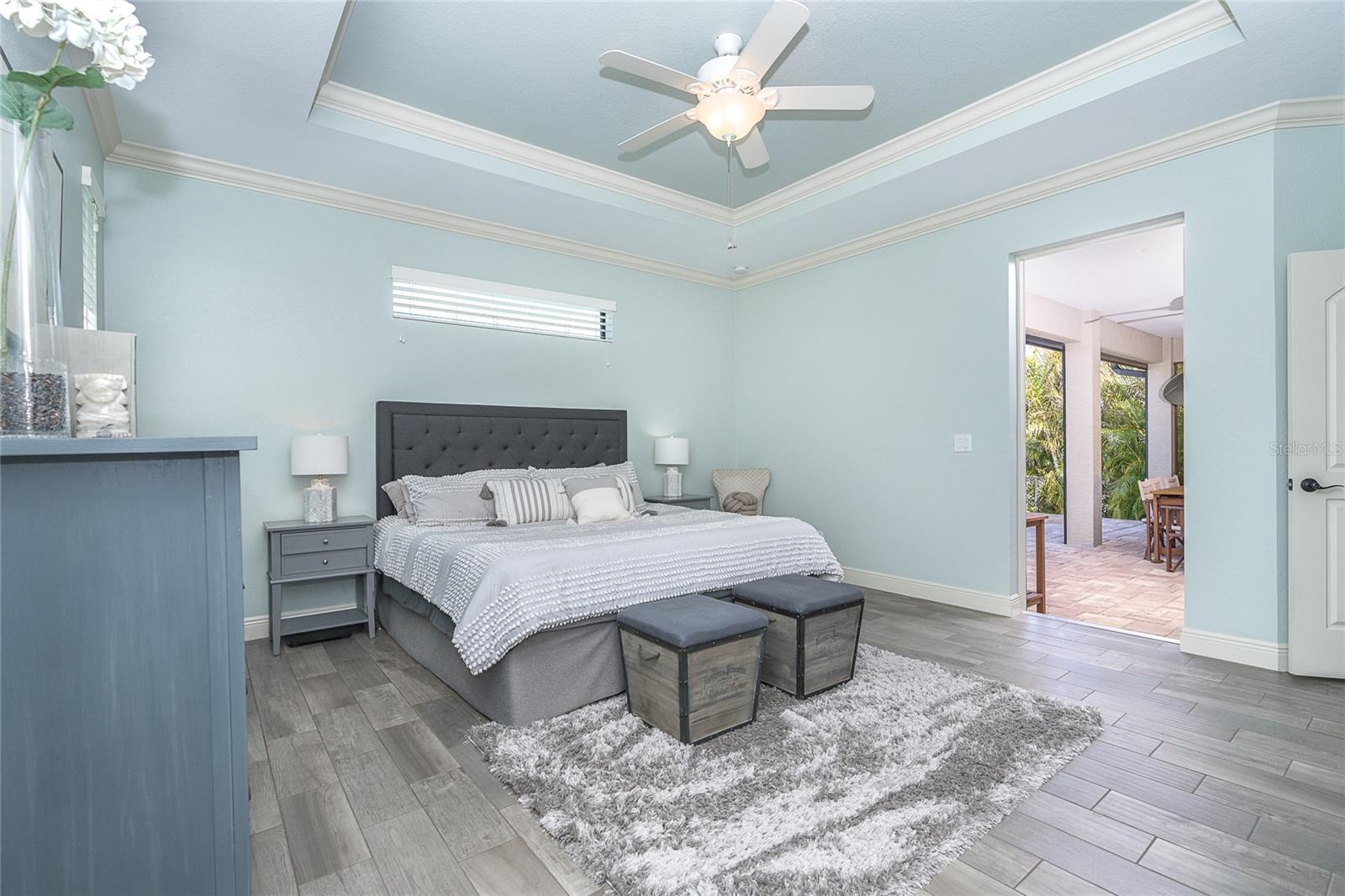 Owners enSuite with door to lanai/outdoor space