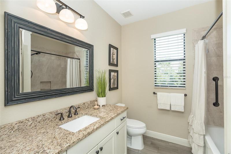 Guest Bathroom with large soaking tub