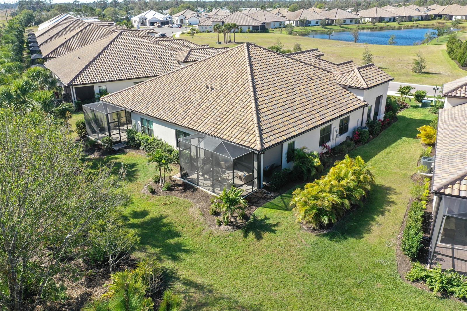 View of the backyard and sideyard