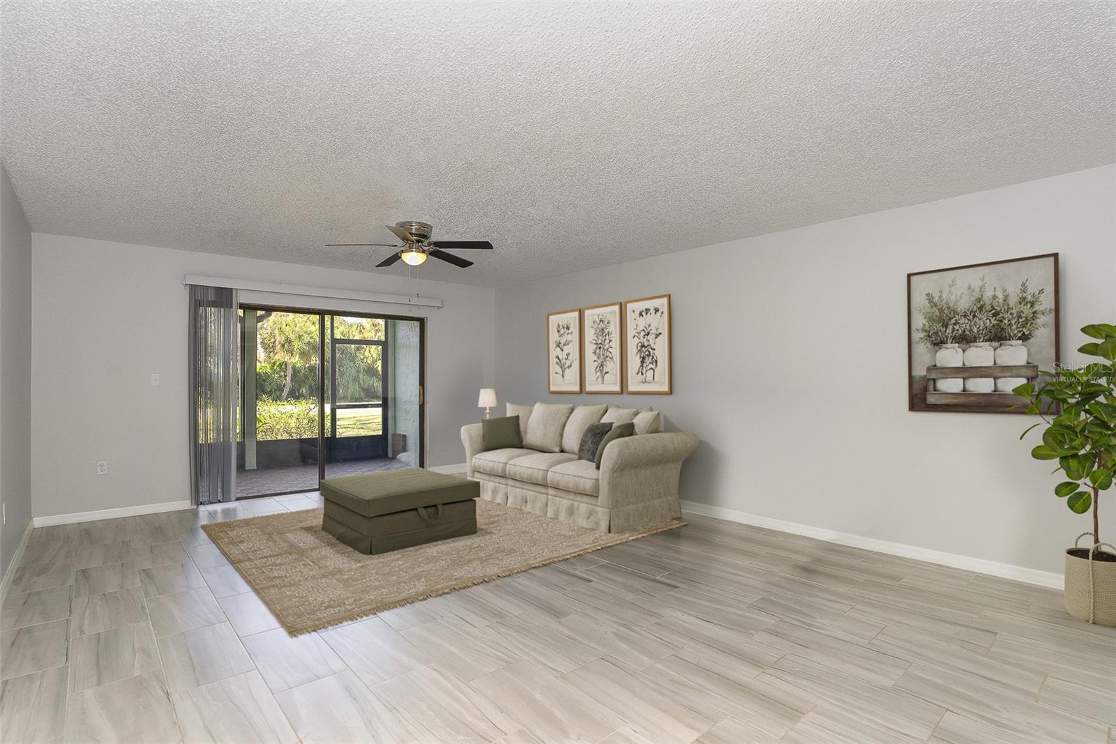 Living Room-Virtually Staged