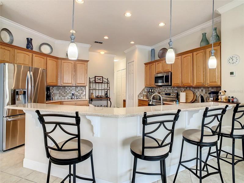Open Kitchen with lots of room for entertaining 