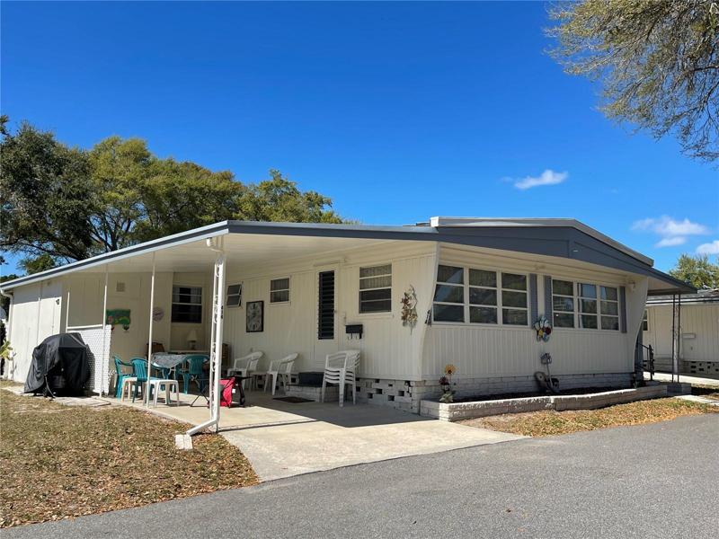 Carport with storage