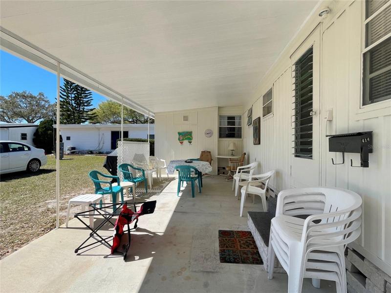 Carport area