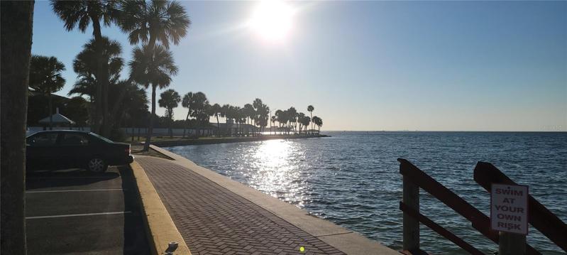 Community pavilion with water view 