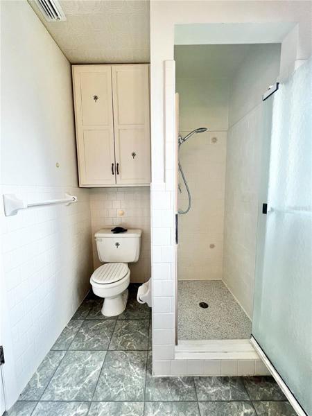Master bathroom has a walk-in shower!