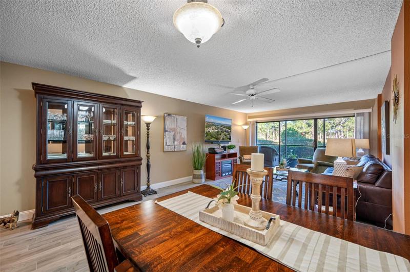 Living-dining room combination. Great for entertaining!