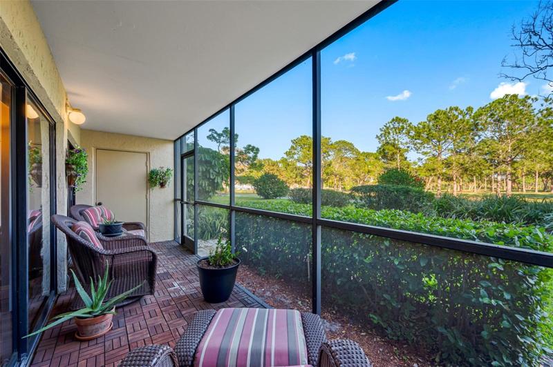 Lanai is great for relaxing and enjoying the sunny days of Florida.