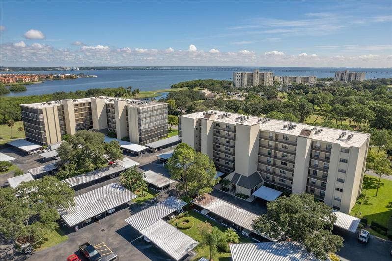 Condo has one assigned covered carport with additional parking for guests or second car.