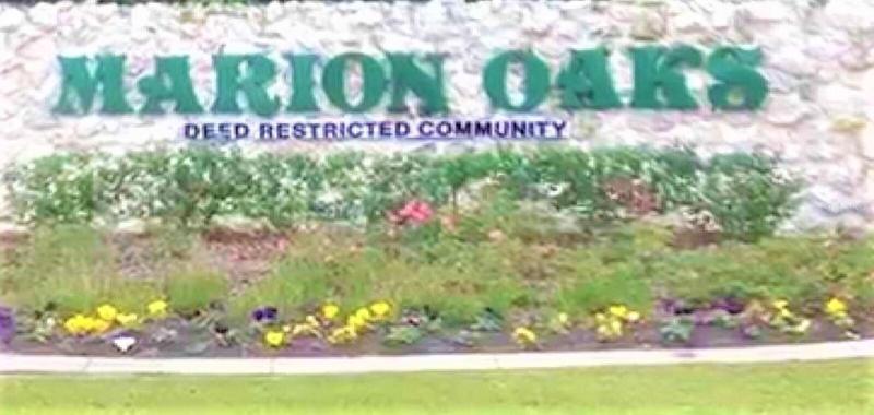 Marion Oaks is a Deed Restricted Community