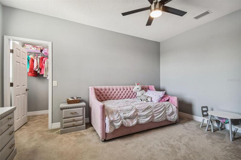Bedroom 4 has a large walk in closet.