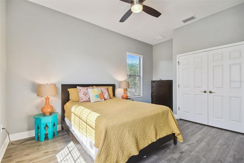 Bedroom 5 is on the first floor and has an ensuite bath. It makes a great guest room or in-law suite.