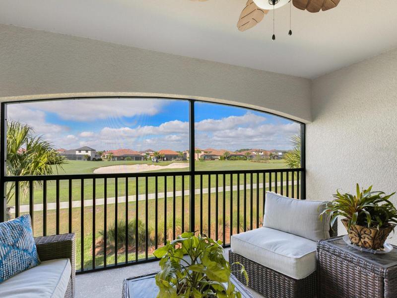 Back screened in porch is spacious and views for miles