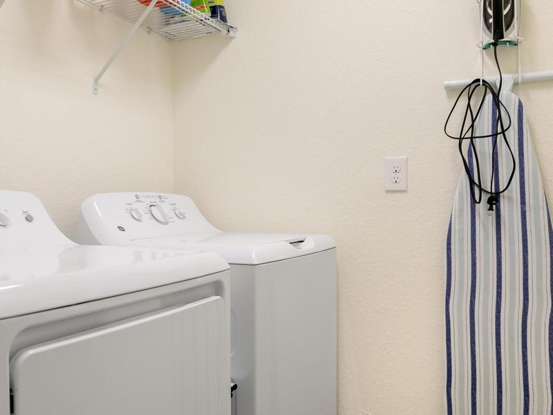 In unit laundry room